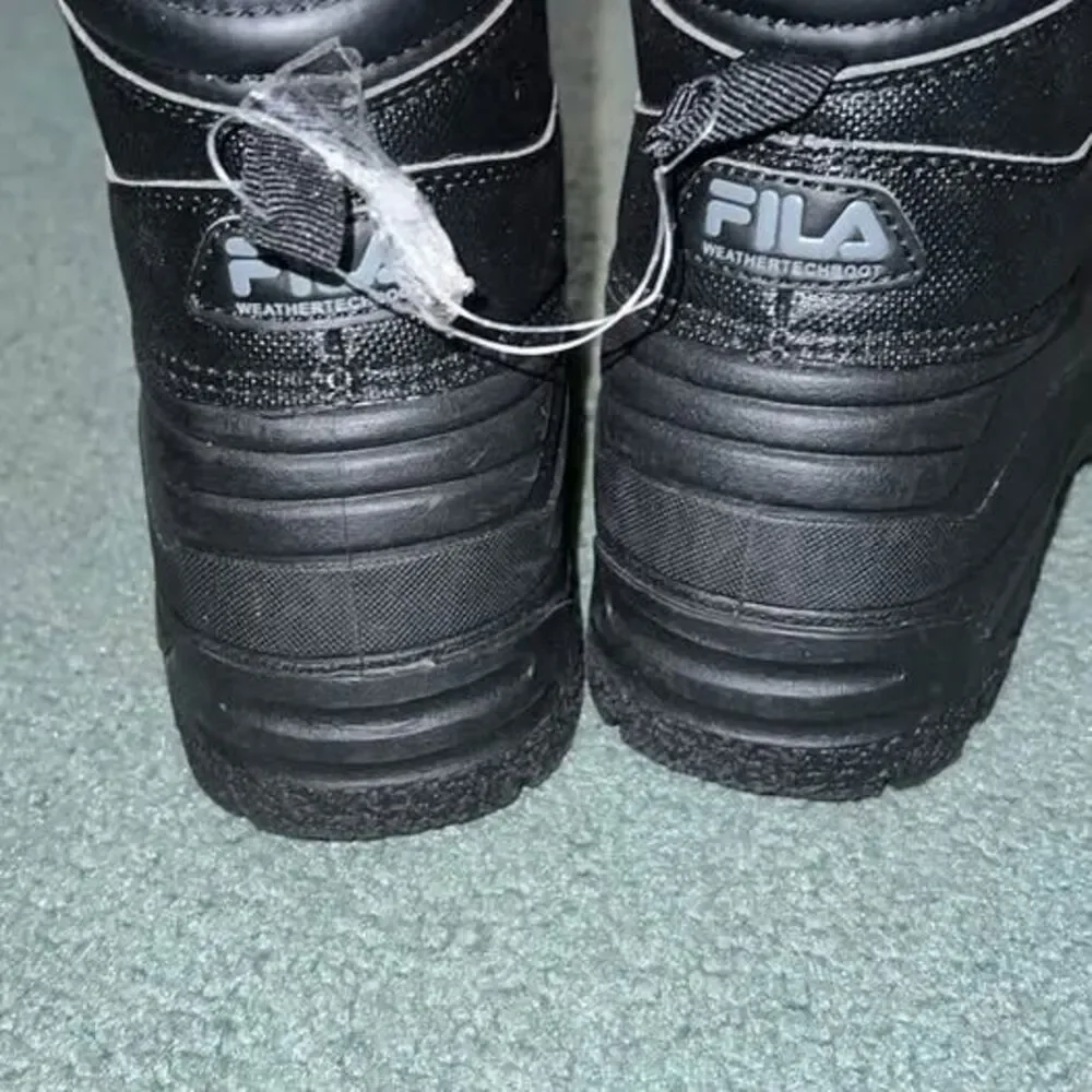 Fila Kids Weathertech Extreme Waterproof black Boot  3SH40155 976 size US 3